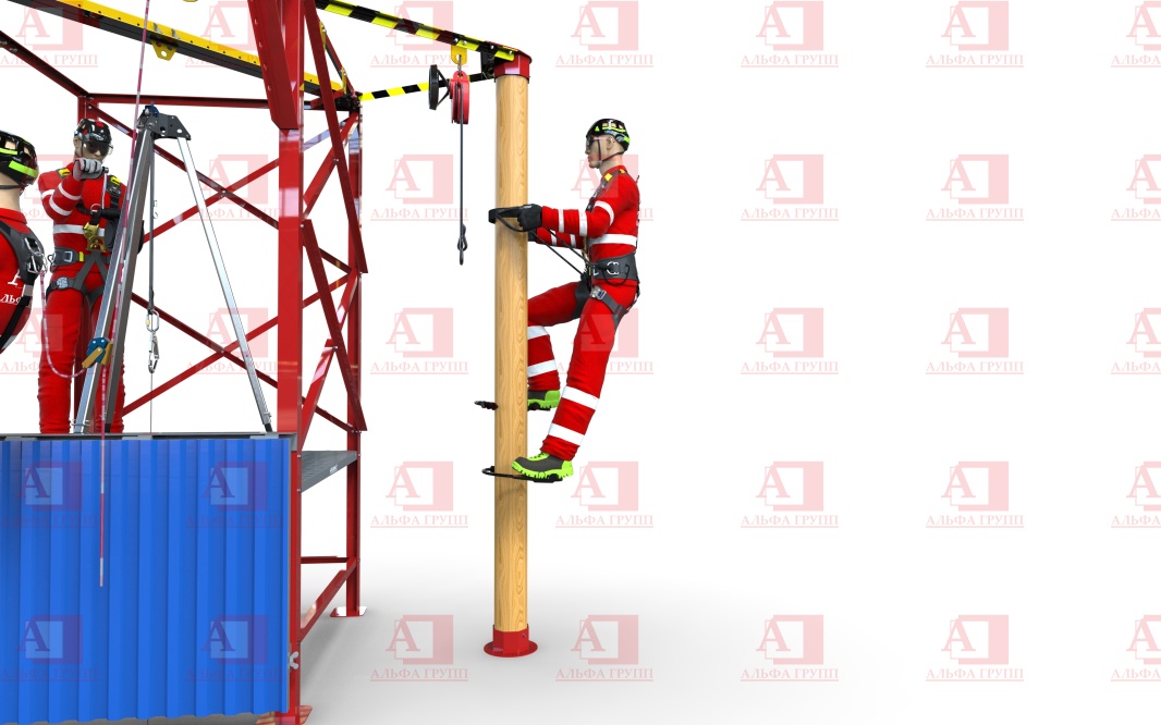 Учебно-тренировочный полигон Альпинист-2-05 для практических занятий на высоте.   Учебно-тренировочный полигон Альпинист-2-05 для практических занятий на высоте.