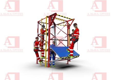 Учебно-тренировочный полигон Альпинист-2-05 для практических занятий на высоте.   Учебно-тренировочный полигон Альпинист-2-05 для практических занятий на высоте.